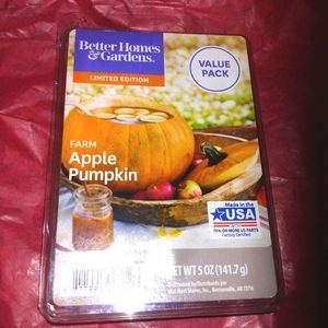 🎃 Better Homes and Gardens Farm Apple Pumpkin 5oz Wax Cubes-Limited Edition